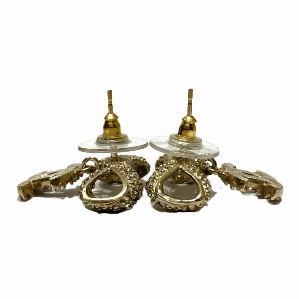 CHANEL Authentic Logo Earrings - Picture 2 of 10
